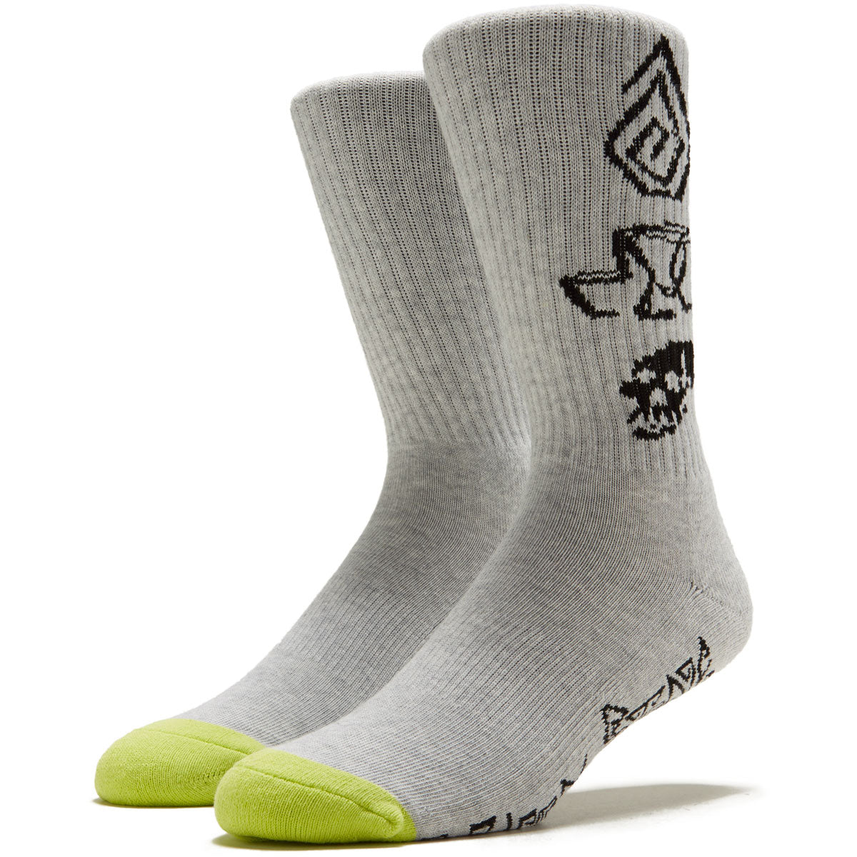 Volcom Skate Vitals Simon B Socks - Charcoal Heather image 1