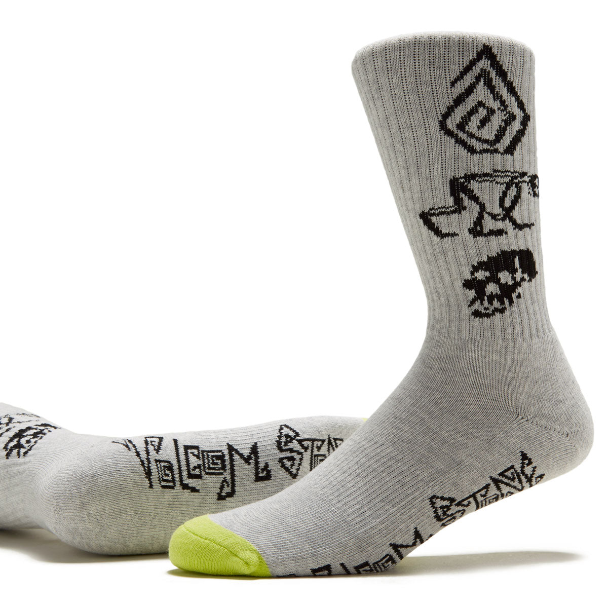 Volcom Skate Vitals Simon B Socks - Charcoal Heather image 2