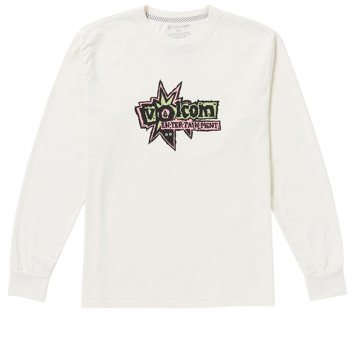 Volcom V Ent Fat Tony Long Sleeve T-Shirt - Off White image 1