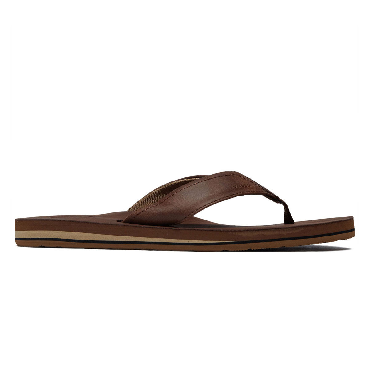 Volcom Victor Lx Sandal Shoes - Brown image 1