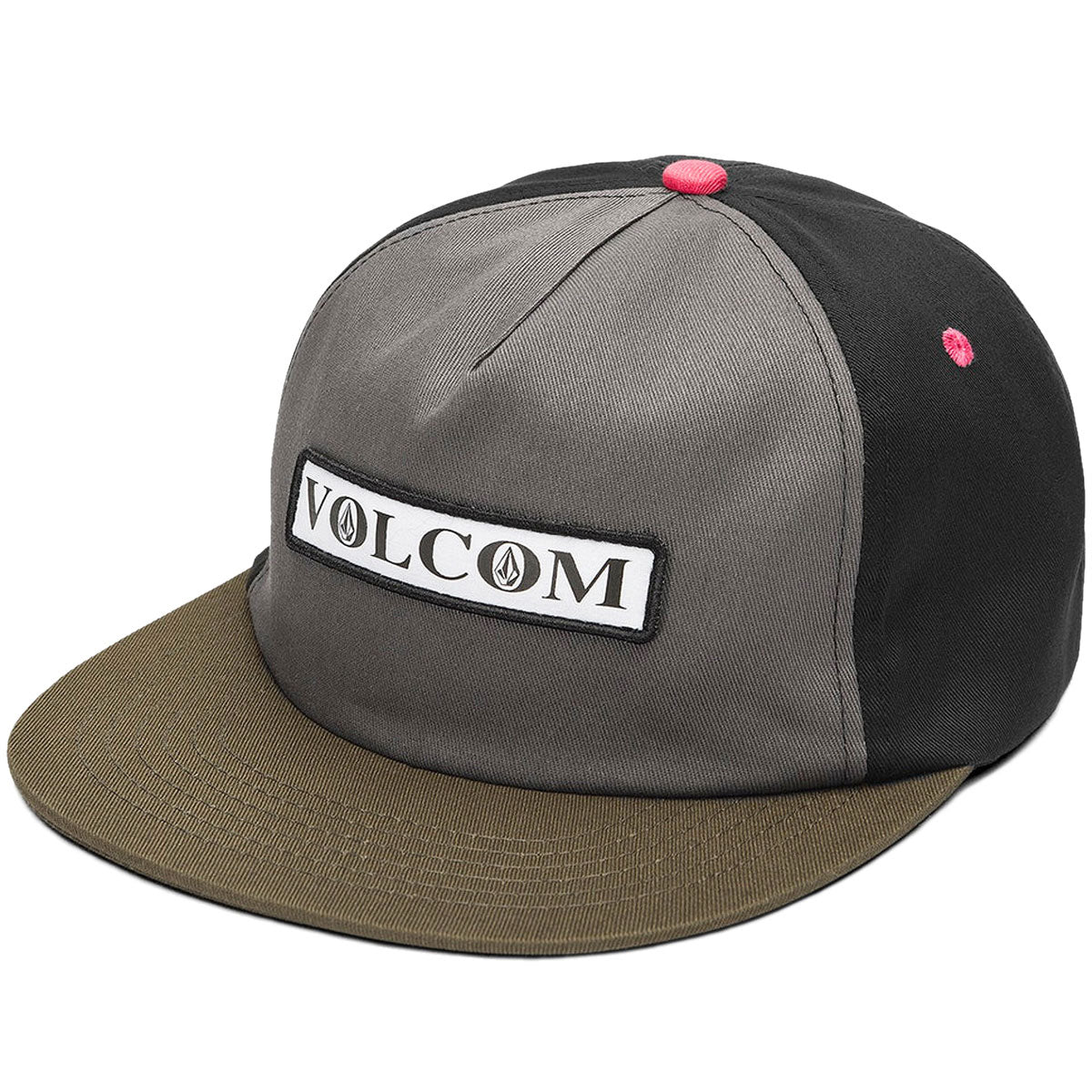Volcom V Ent Hockey Dad Adjustable Hat - Pewter image 1
