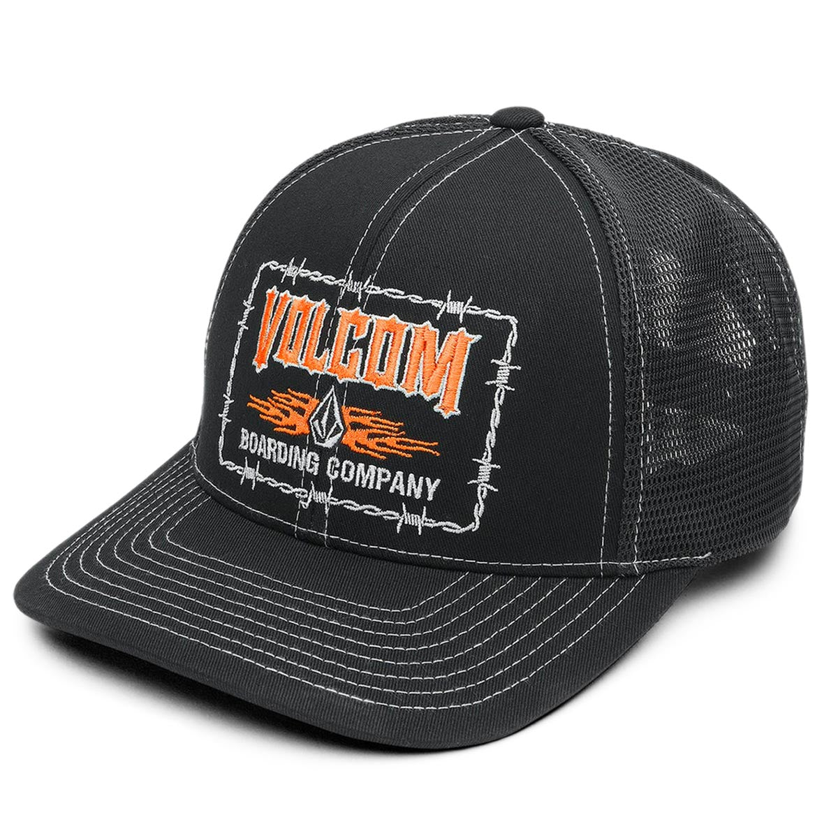 Volcom Barb Stone Trucker Hat - Black image 1