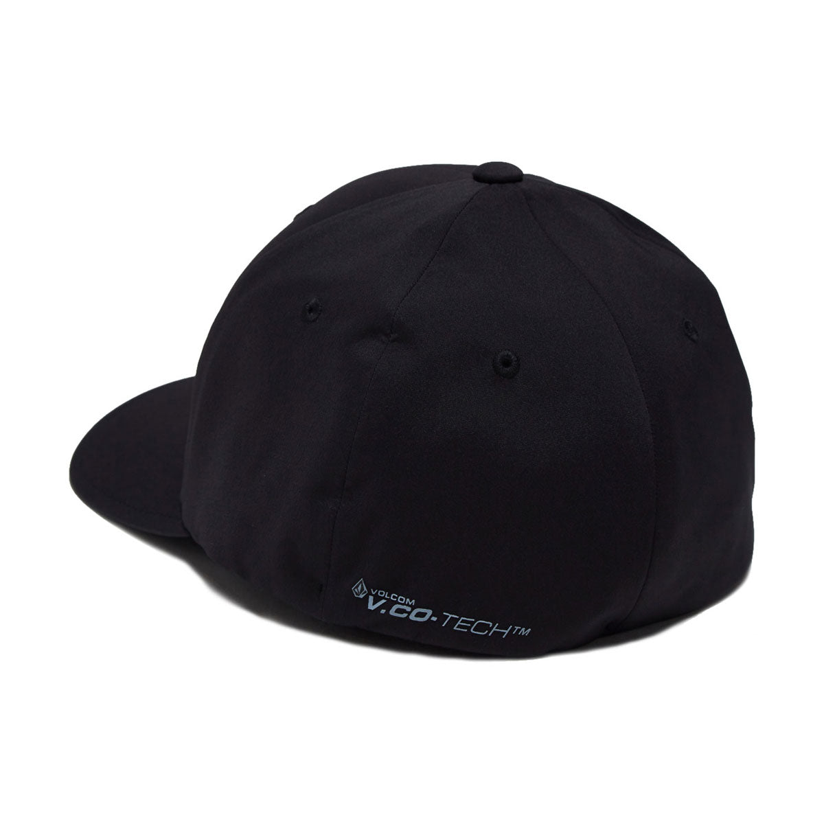 Volcom Stone Tech Flexfit Delta Hat - Black 2025 image 2
