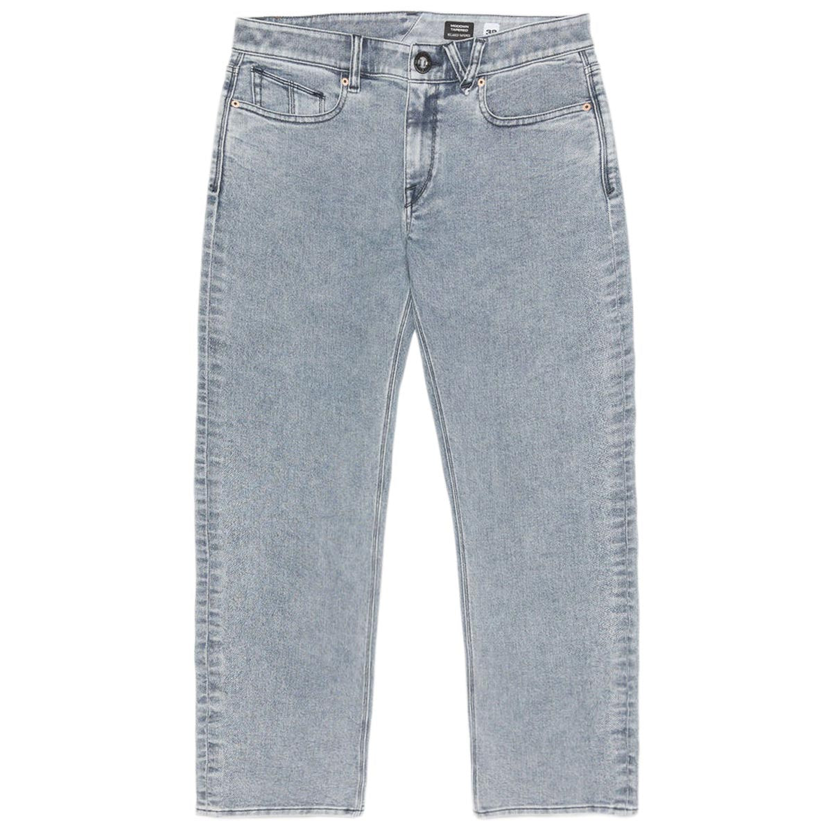 Volcom Modown Tapered Denim Jeans - Ash Blue image 1
