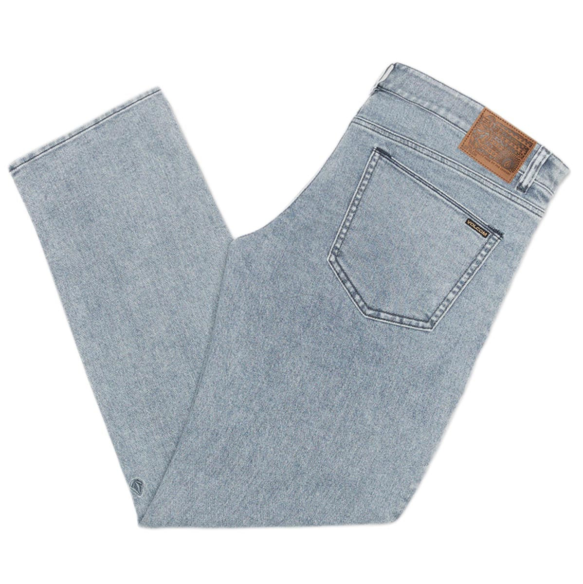 Volcom Modown Tapered Denim Jeans - Ash Blue image 2