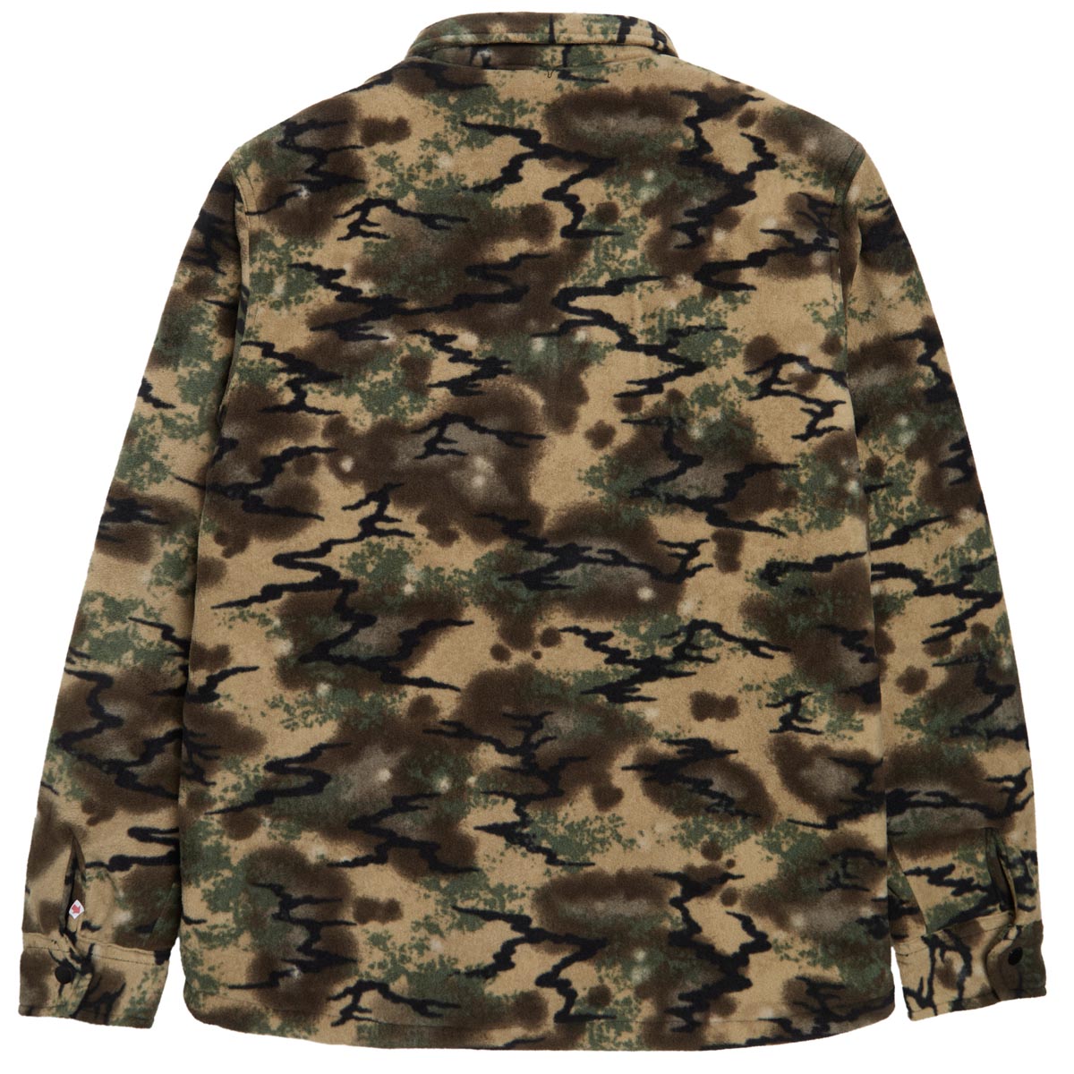Volcom Bowered Fleece Long Sleeve Jacket - Dark Khaki image 2