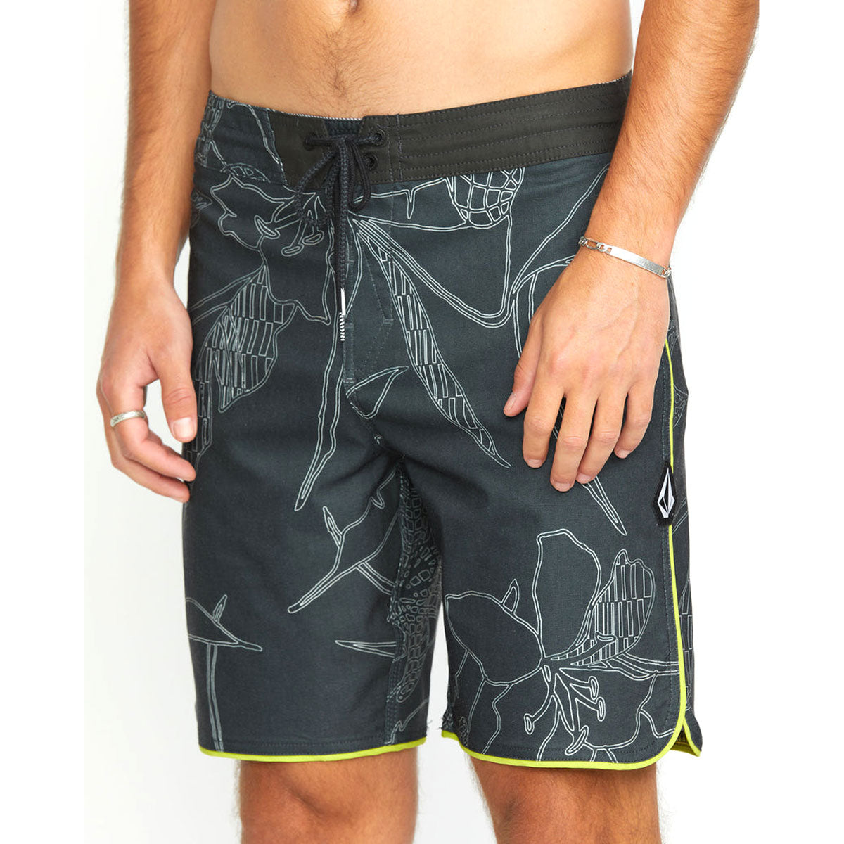 Volcom Mister Fib Scallop Stoney 19 Boardshorts - Stealth image 3