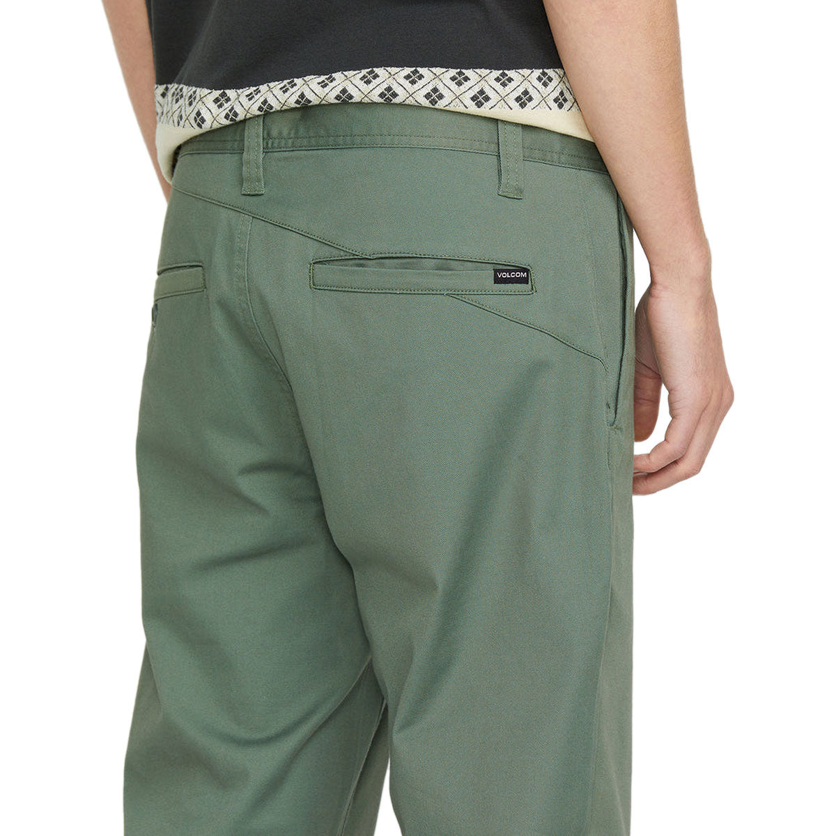 Volcom Frickin Modern Stretch Pants - Light Olive image 4