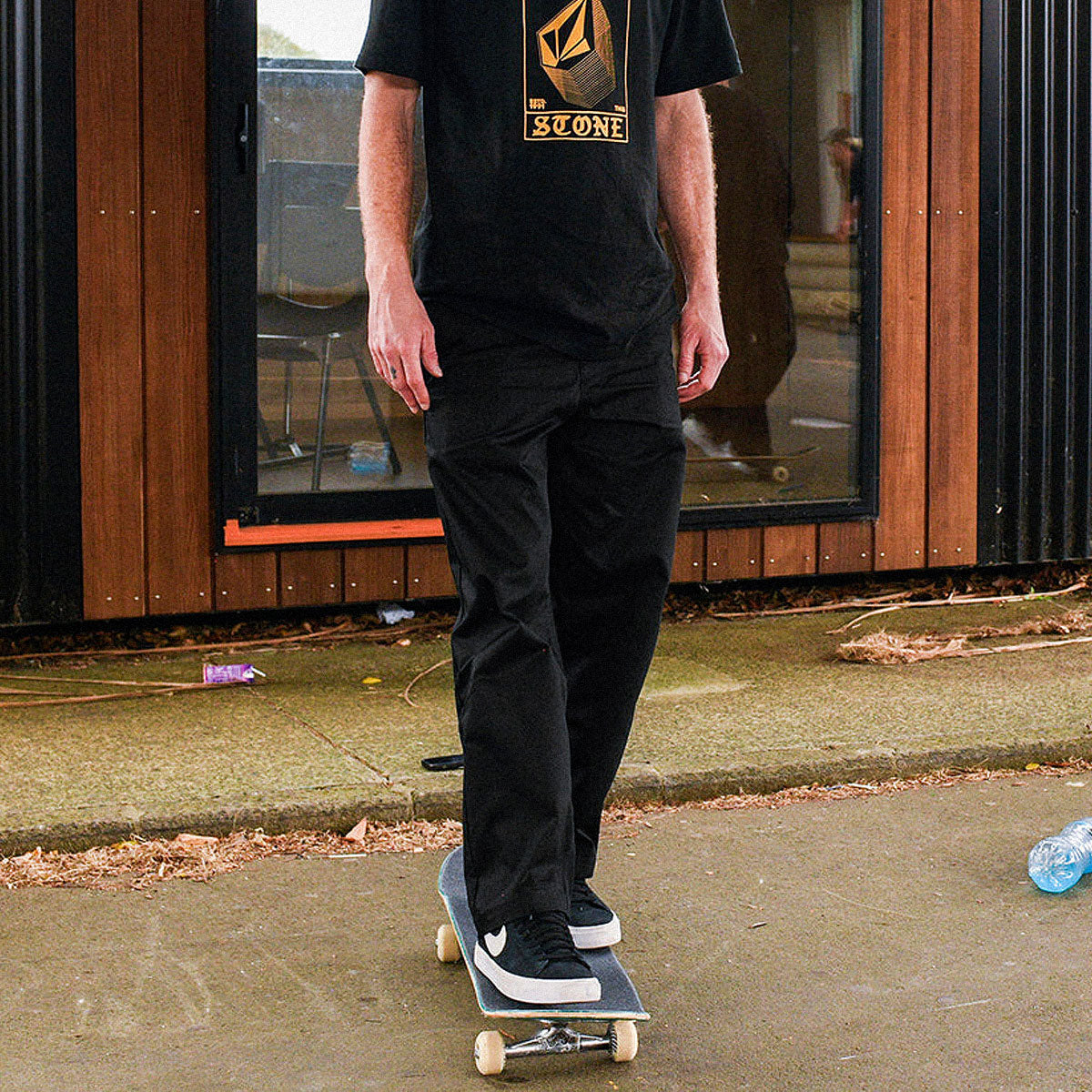 Volcom Frickin Skate Chino Pants - Black 2024 image 5