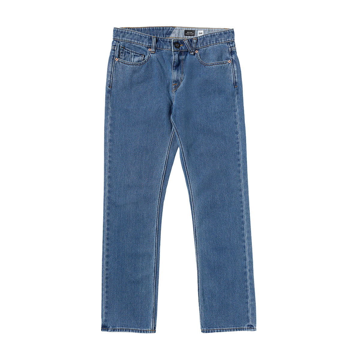 Volcom Solver Denim Jeans - Standard Issue Blue – CCS