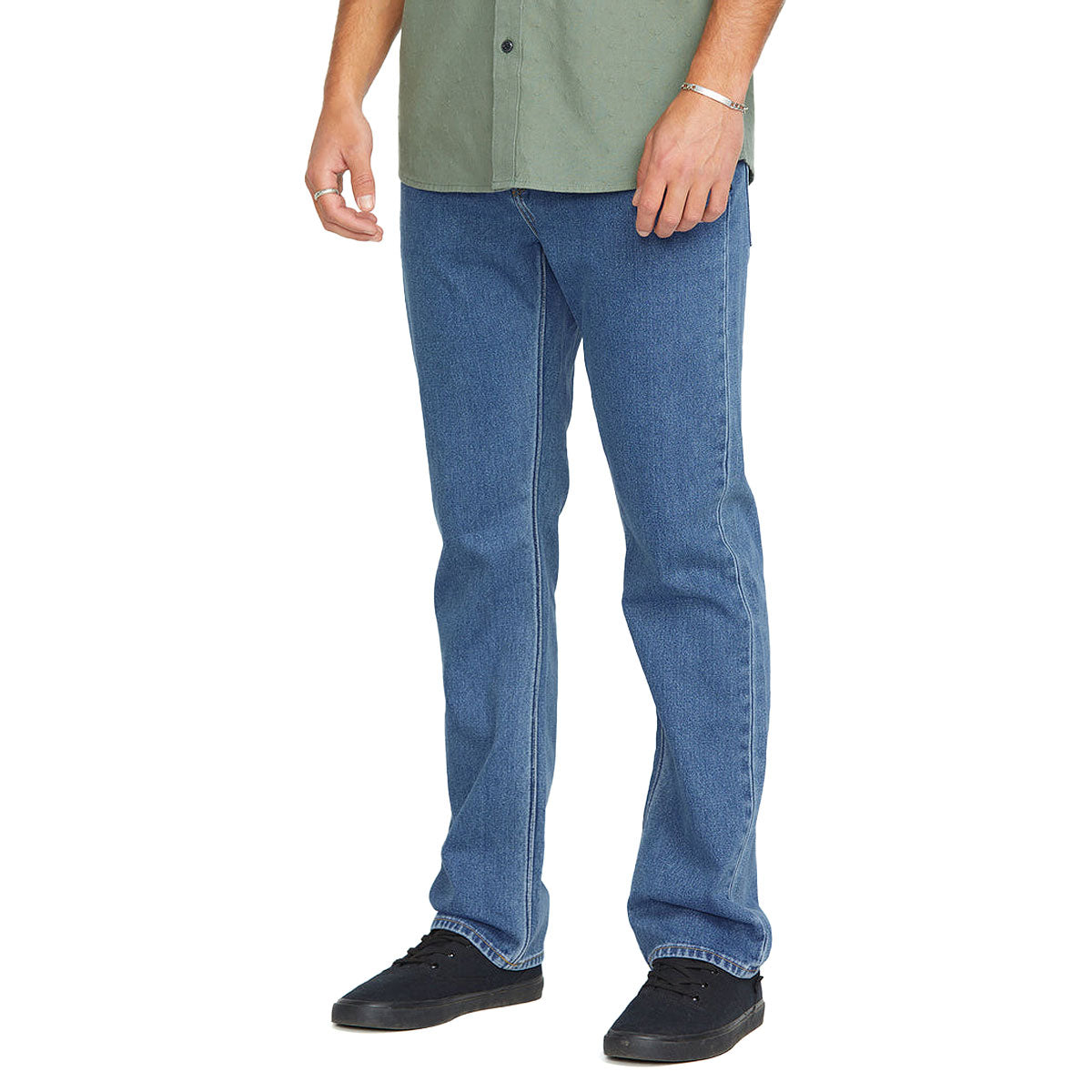 Volcom Solver Denim Jeans - Standard Issue Blue image 4