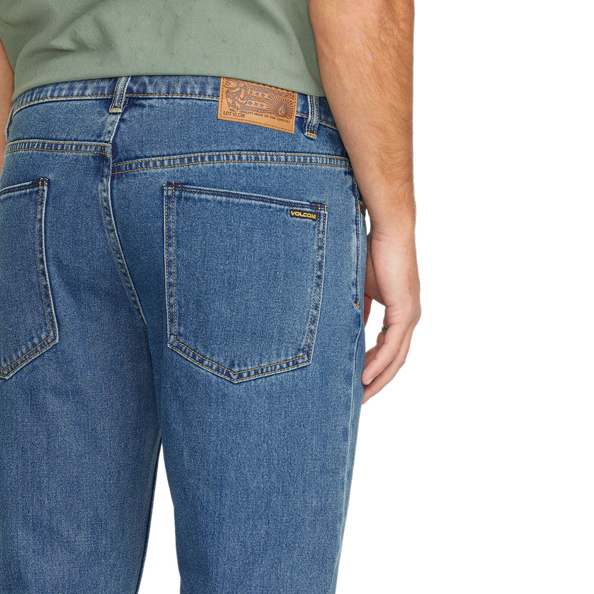 Volcom Solver Denim Jeans - Standard Issue Blue image 5