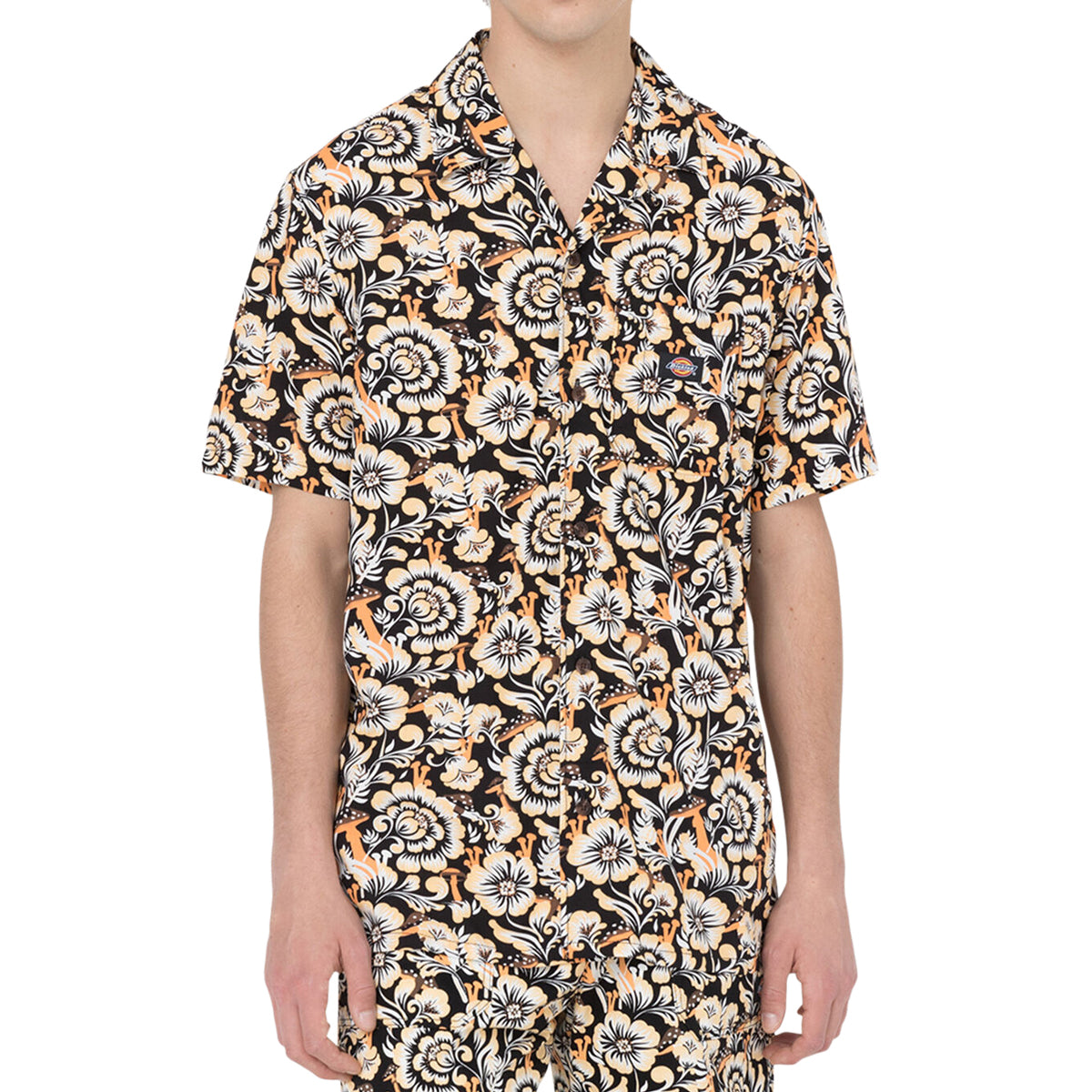 Dickies Roseburg Shirt - Brown Gardening Floral Print image 1