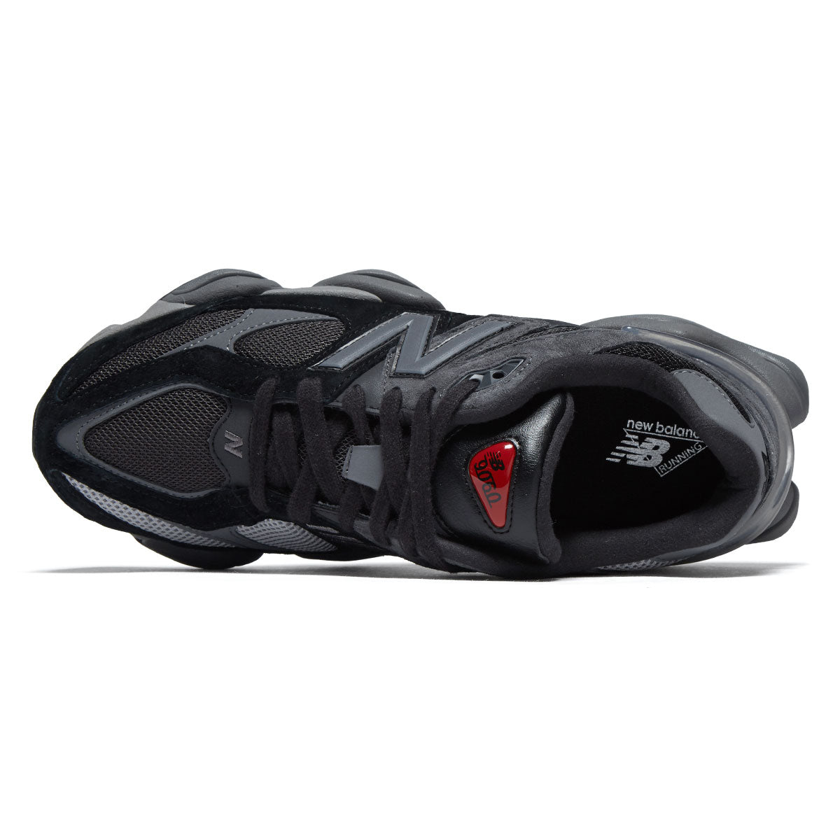 New Balance 9060 Shoes - Black/Castlerock/Rain Cloud image 3