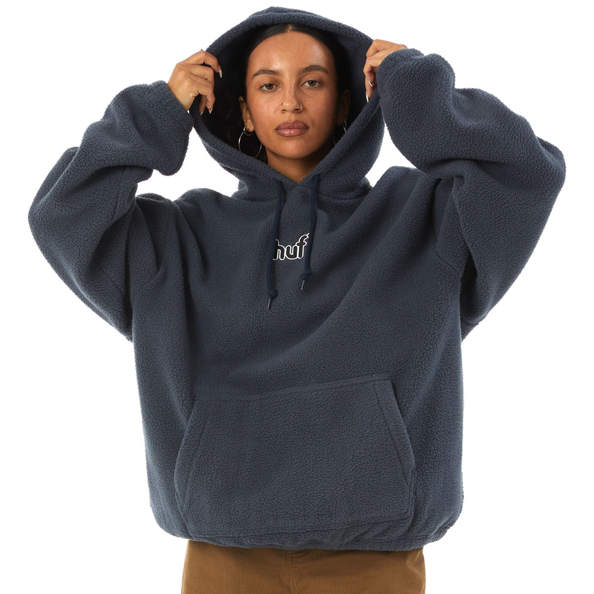 HUF Griffith Hoodie - Blue Night image 2