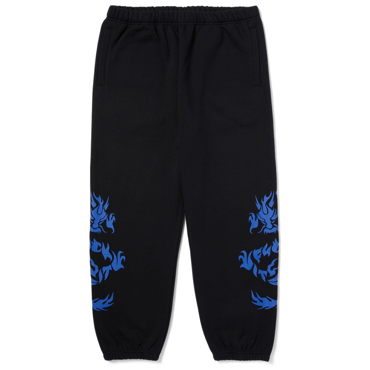 HUF Dragon Fleece Pants - Black image 1