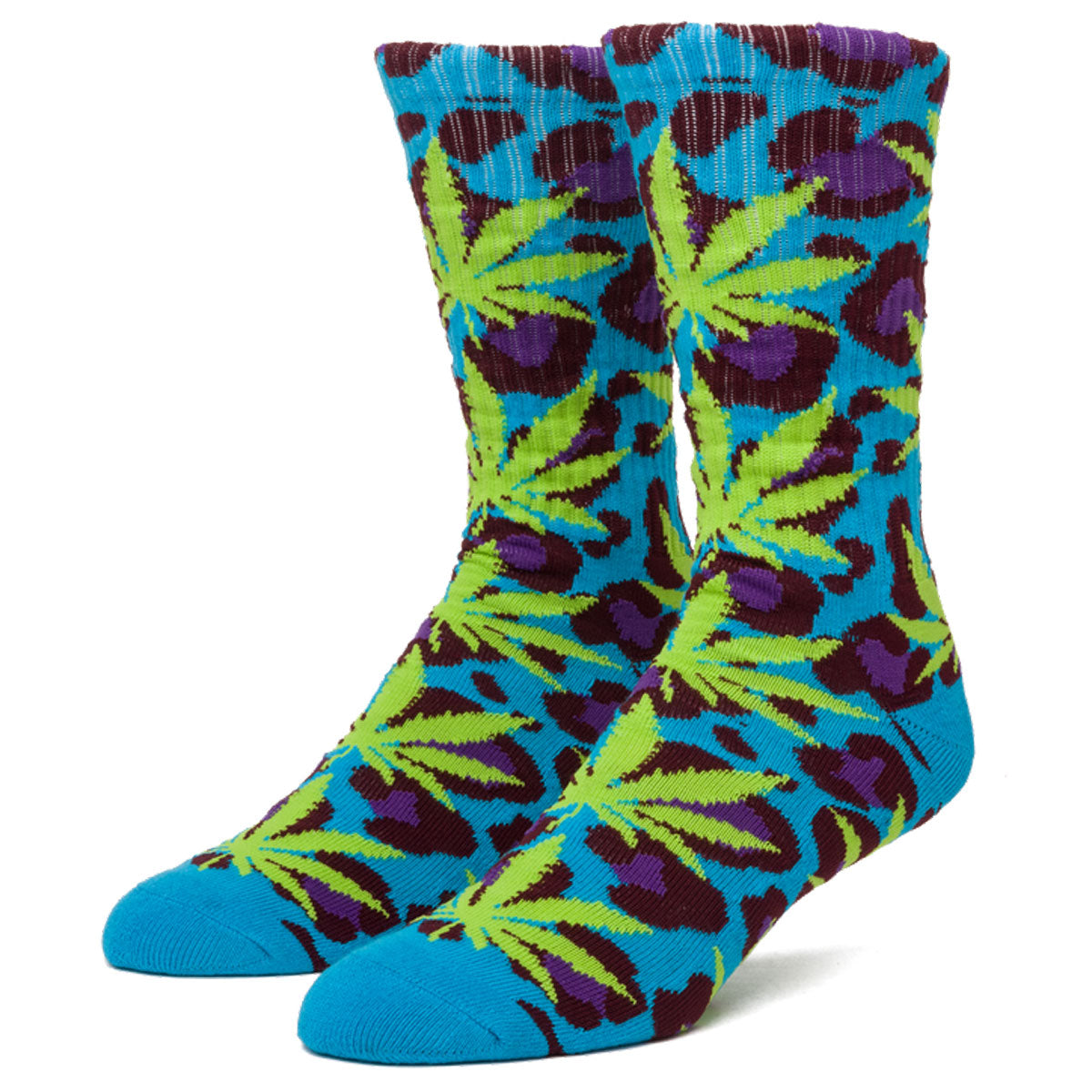 HUF Wildlife Plantlife Socks - Blue image 1