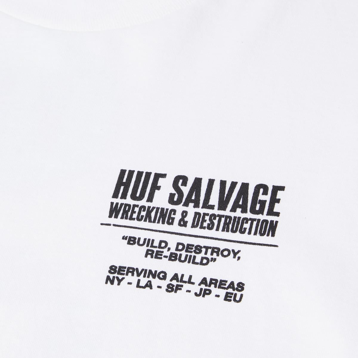 HUF Buzzkill Long Sleeve T-Shirt - White image 3