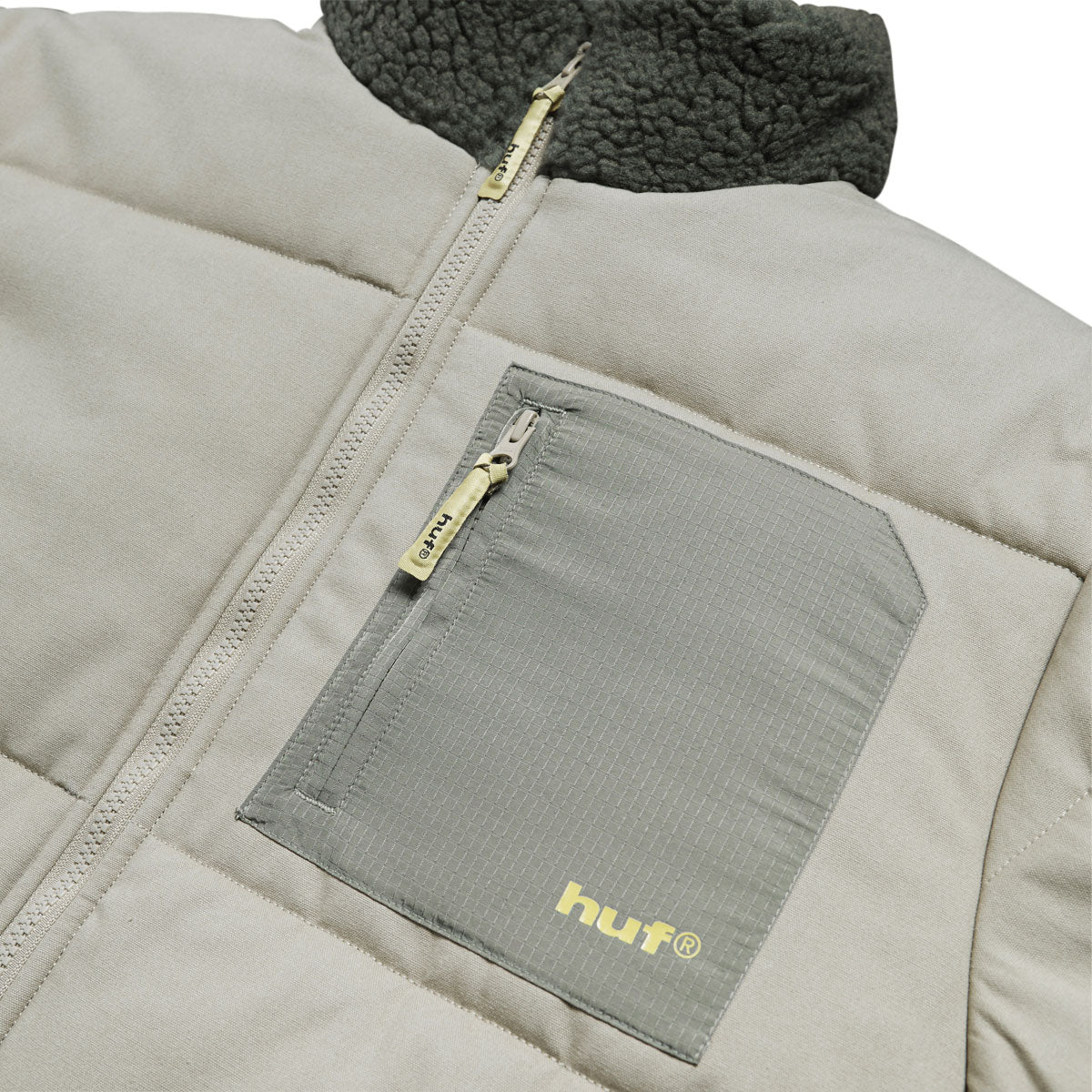 HUF Siple Puffer Jacket - Cactus, – CCS