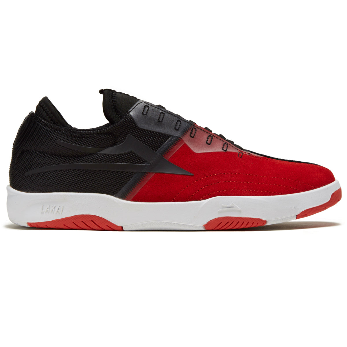 Lakai MOD Shoes - Black/Red Suede image 1