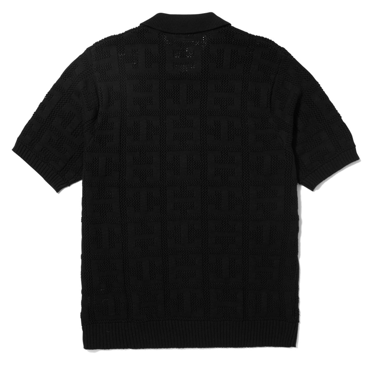 HUF Monogram Jacquard Zip Sweater - Black image 4