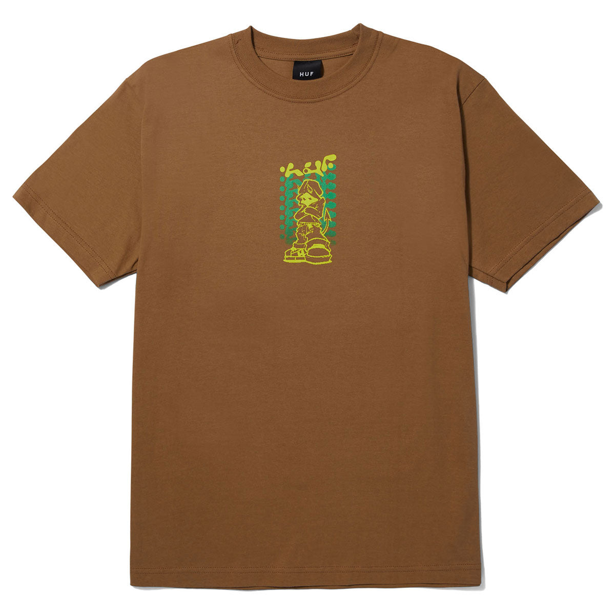 HUF Hell Razor T-Shirt - Camel image 1