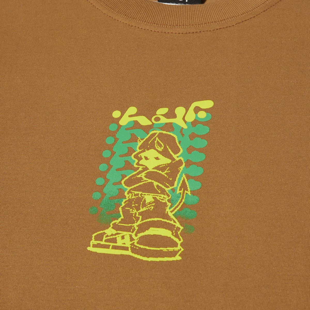 HUF Hell Razor T-Shirt - Camel image 3