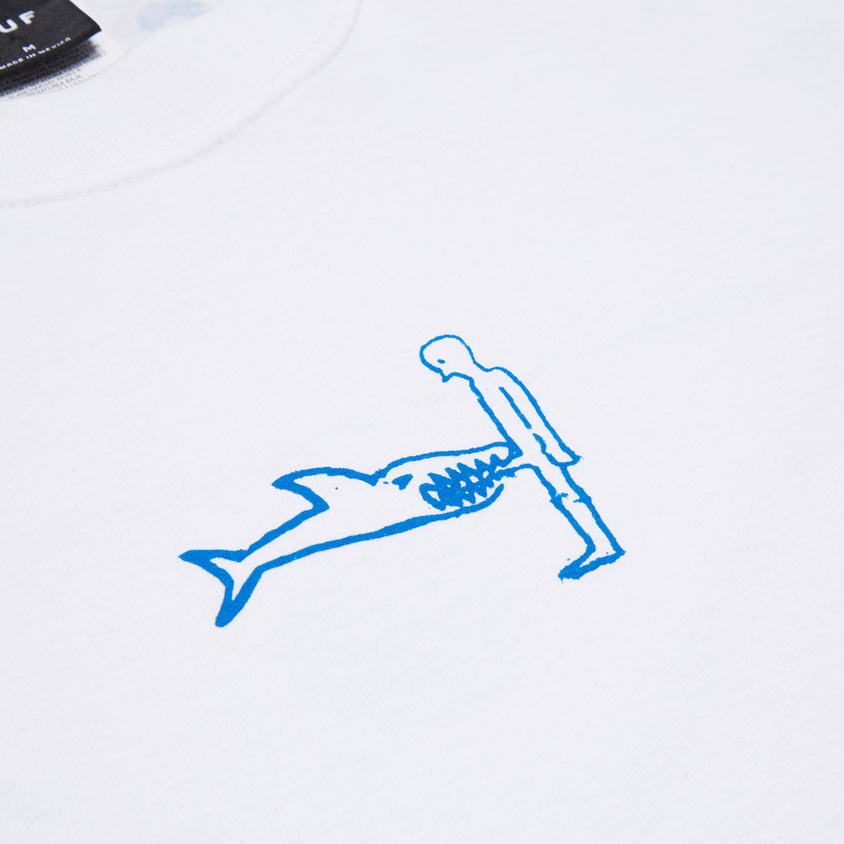 Huf x Alltimers Shark Attack T-Shirt - White image 4