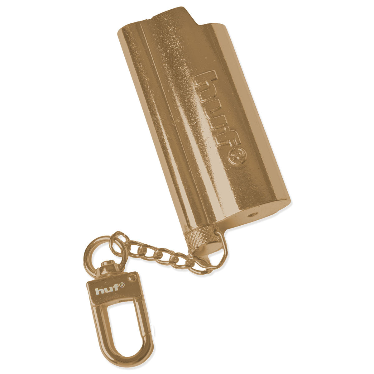 HUF Burner Lighter Sleeve Keychain - Gold image 2