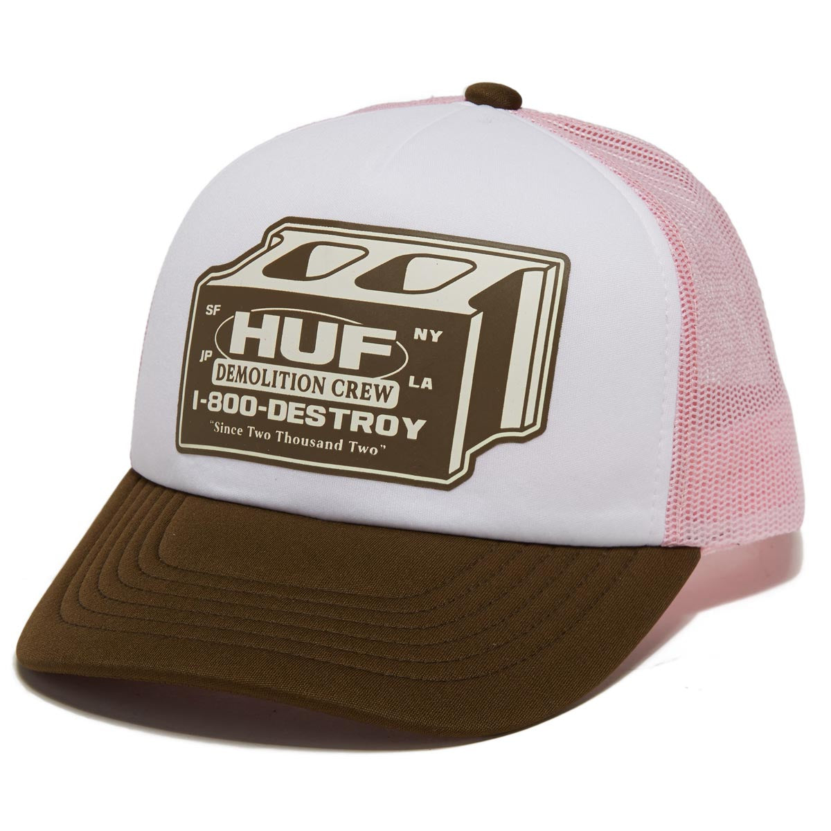 HUF Demolition Crew Trucker Hat - Pink image 1