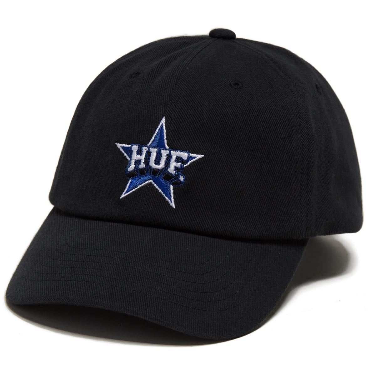 HUF All Star 6 Panel CV Hat - Black image 1