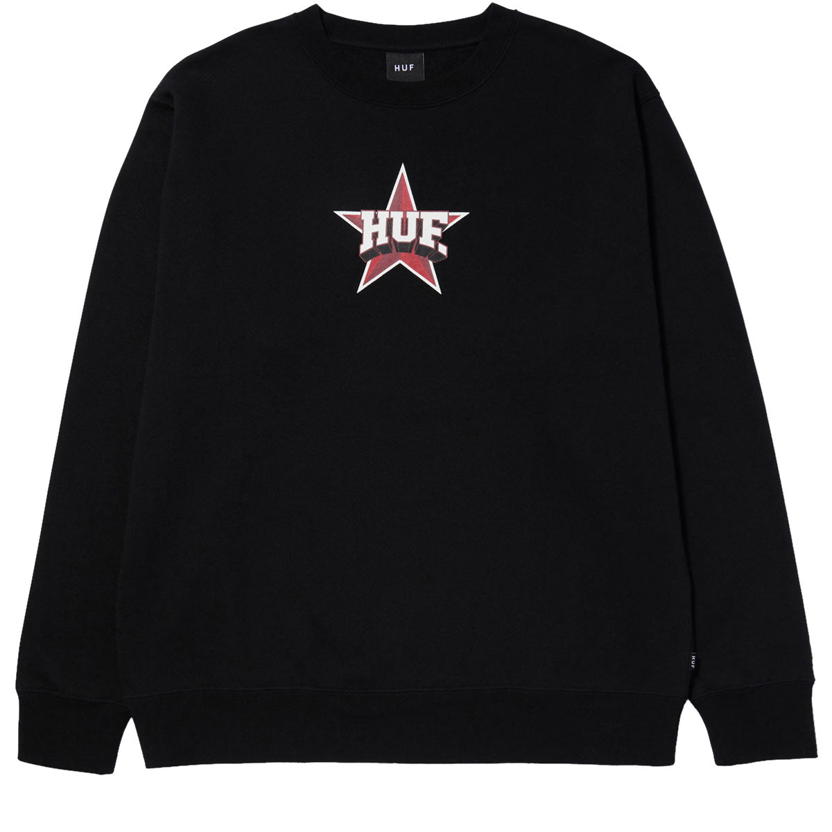 HUF All Star Crewneck Sweatshirt Black