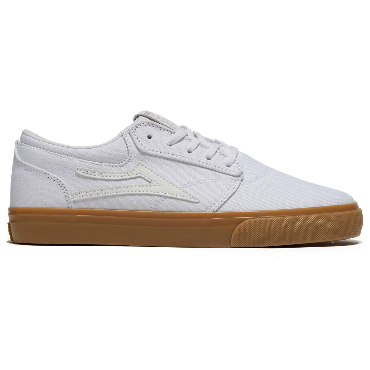 Lakai Griffin Shoes - White/Gum Canvas image 1