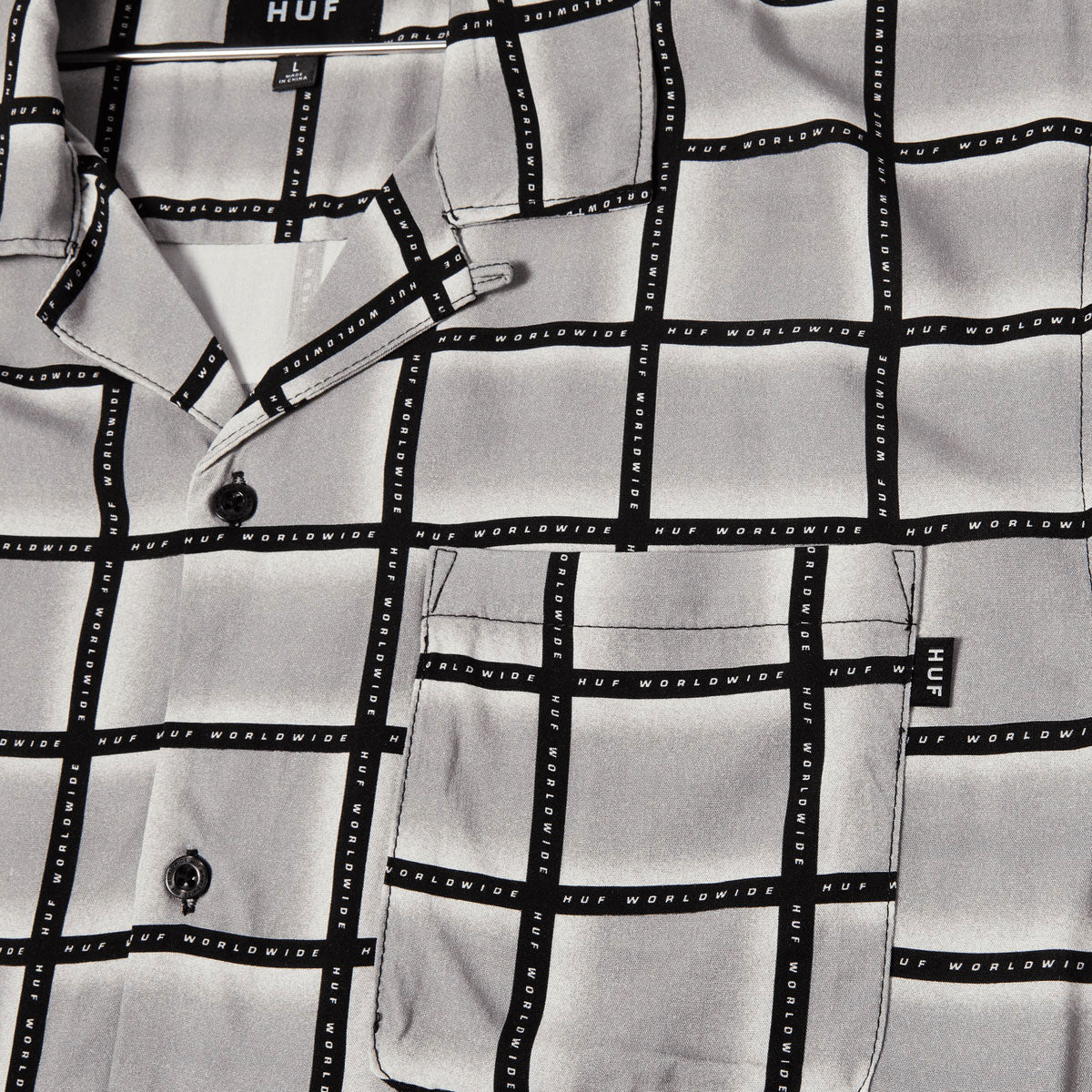 HUF Flynn Resort Shirt - Black image 3