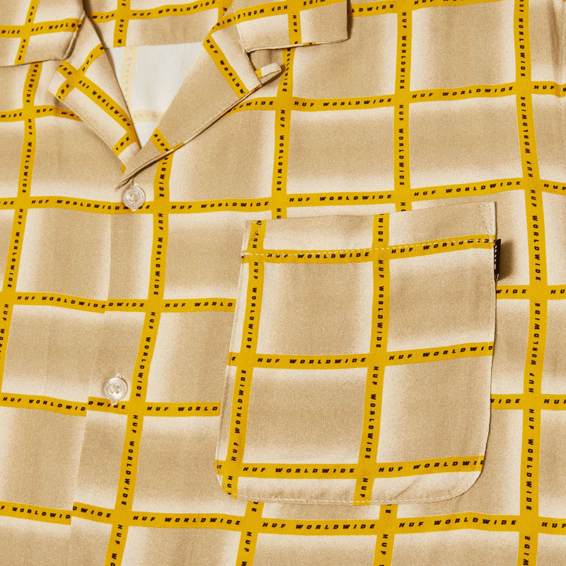 HUF Flynn Resort Shirt - Mustard