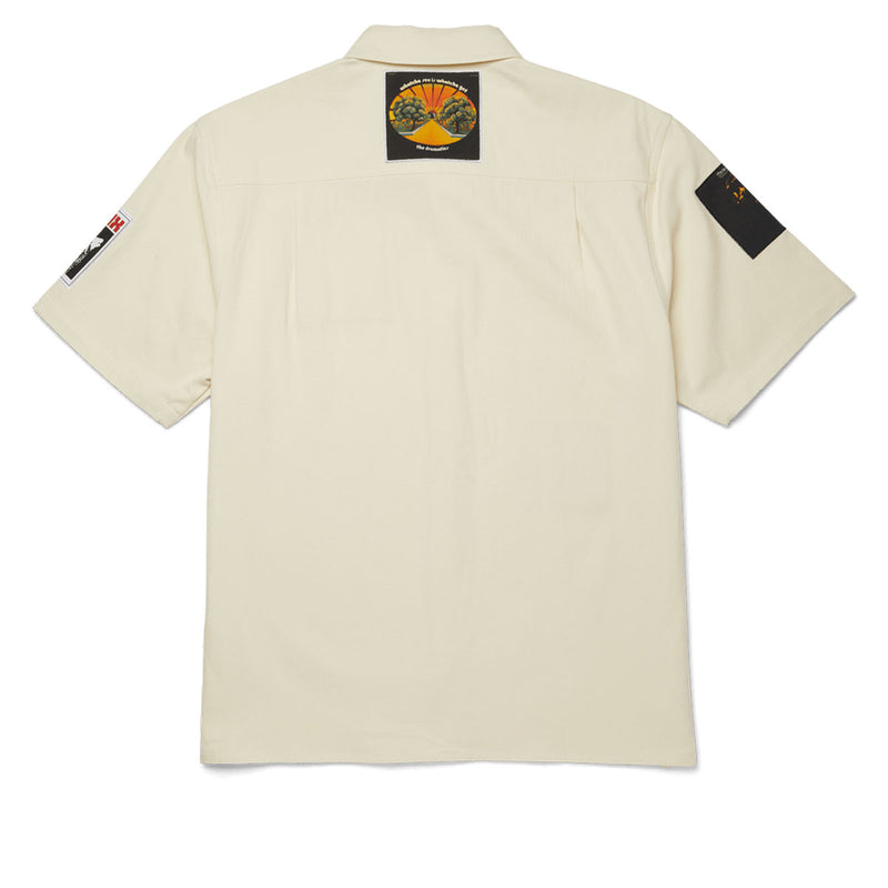 HUF Stax Patches Button Up Shirt - Natural