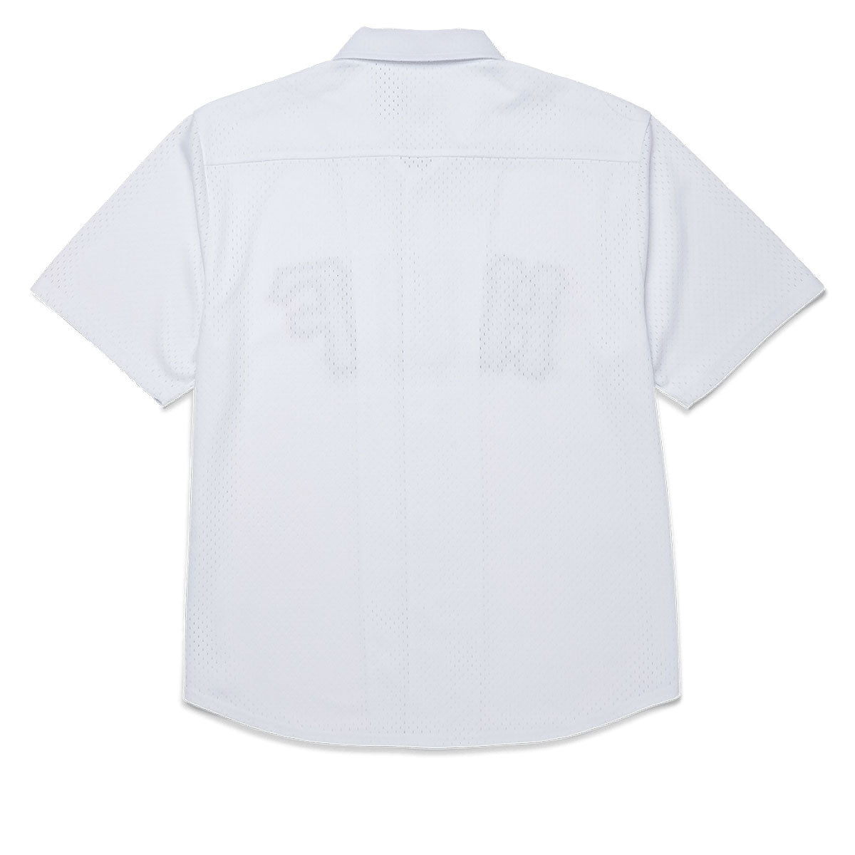 HUF Arch Mesh Button Up Shirt - White image 3