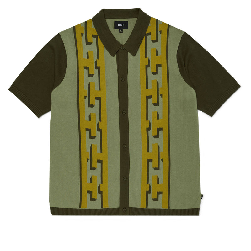 HUF Pillar Knit Sweater - Moss