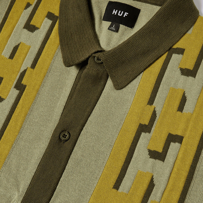 HUF Pillar Knit Sweater - Moss
