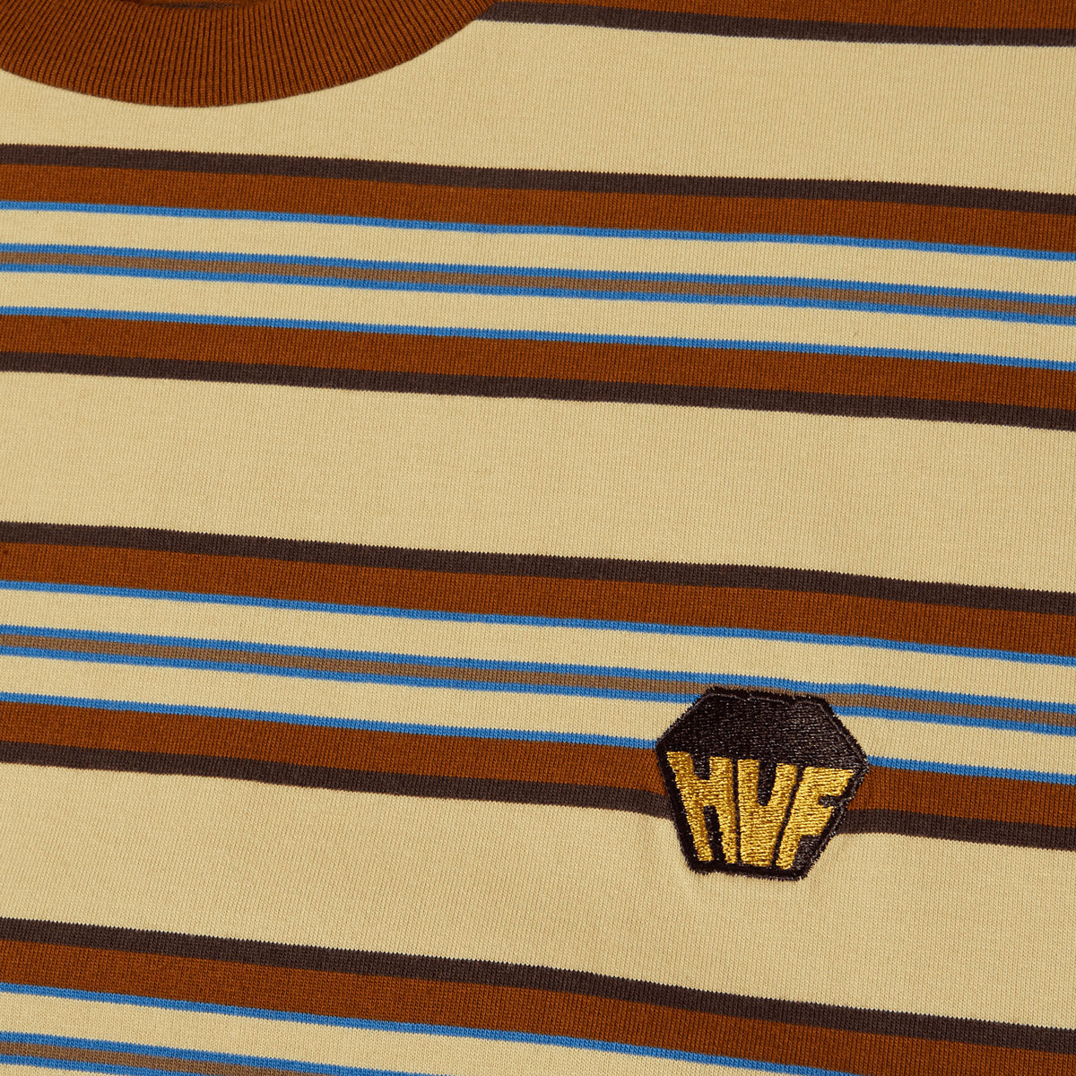 HUF Big Block Stripe Boxy T-Shirt - Clay image 4