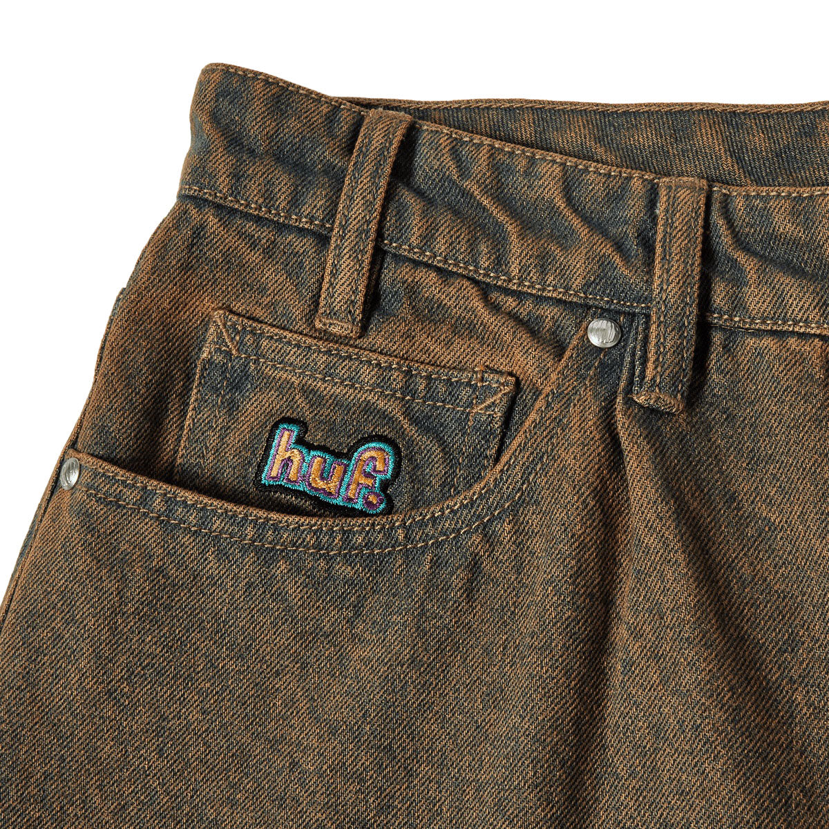 HUF Cromer Washed Jeans - Burnt Blue image 4
