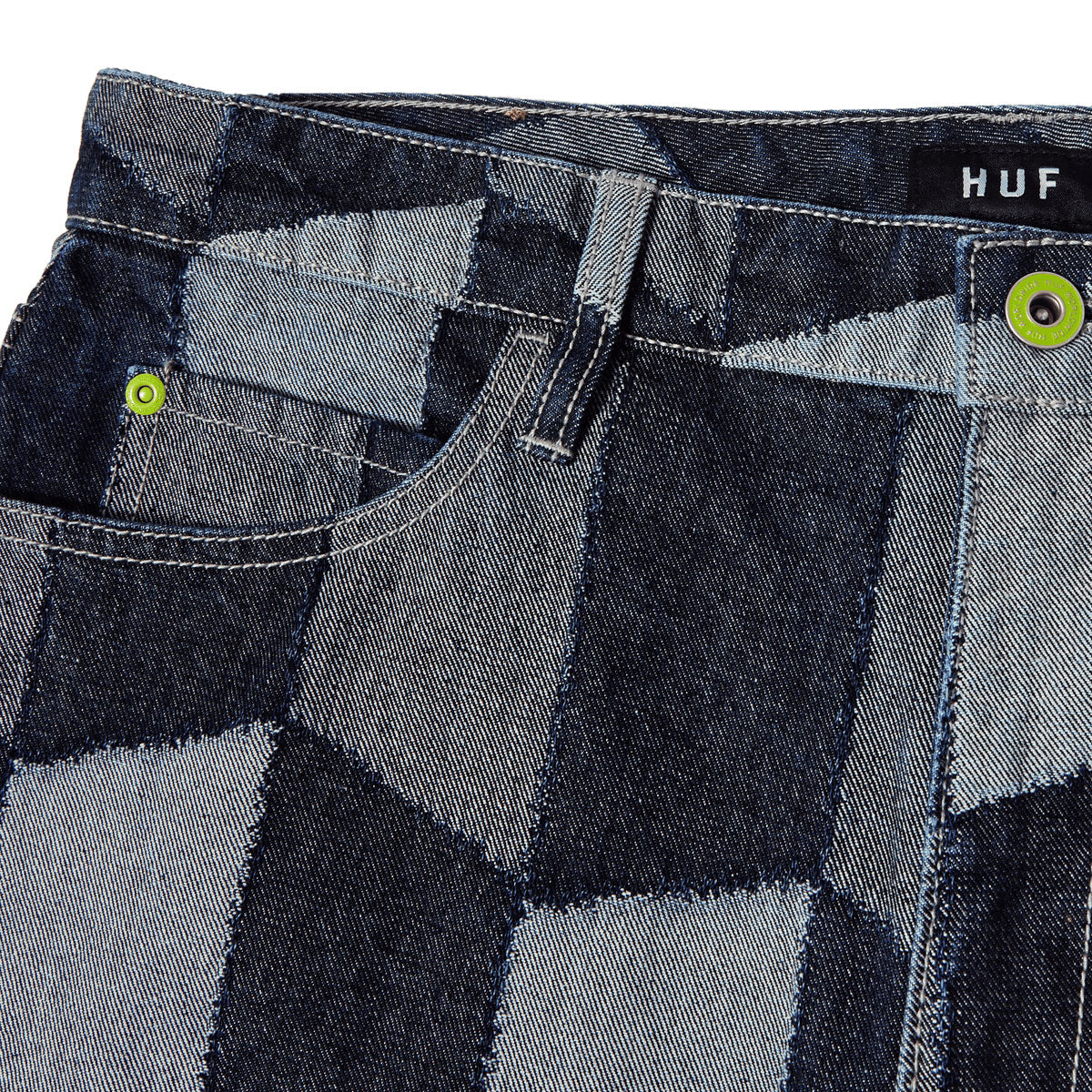HUF Patchwork Denim Jeans - Denim image 4