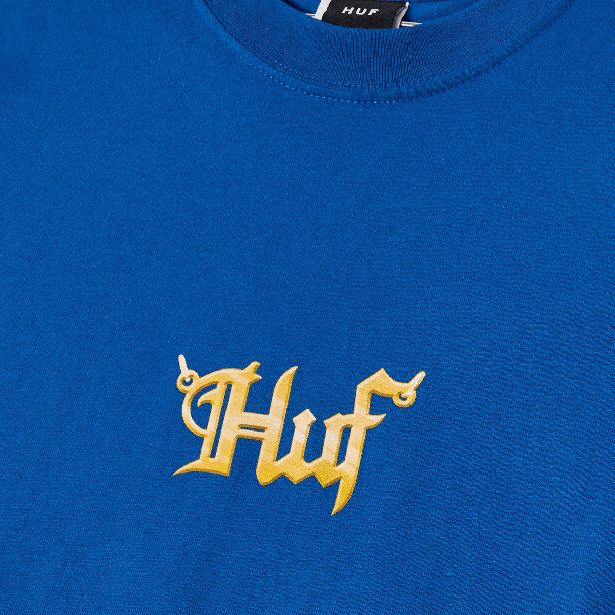 HUF Big H T-Shirt - Cobalt Blue image 3
