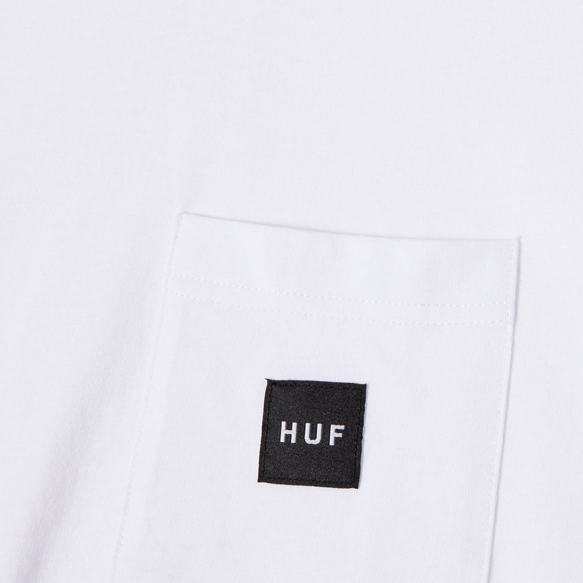 HUF Set Box Logo Pocket T-Shirt - White – CCS