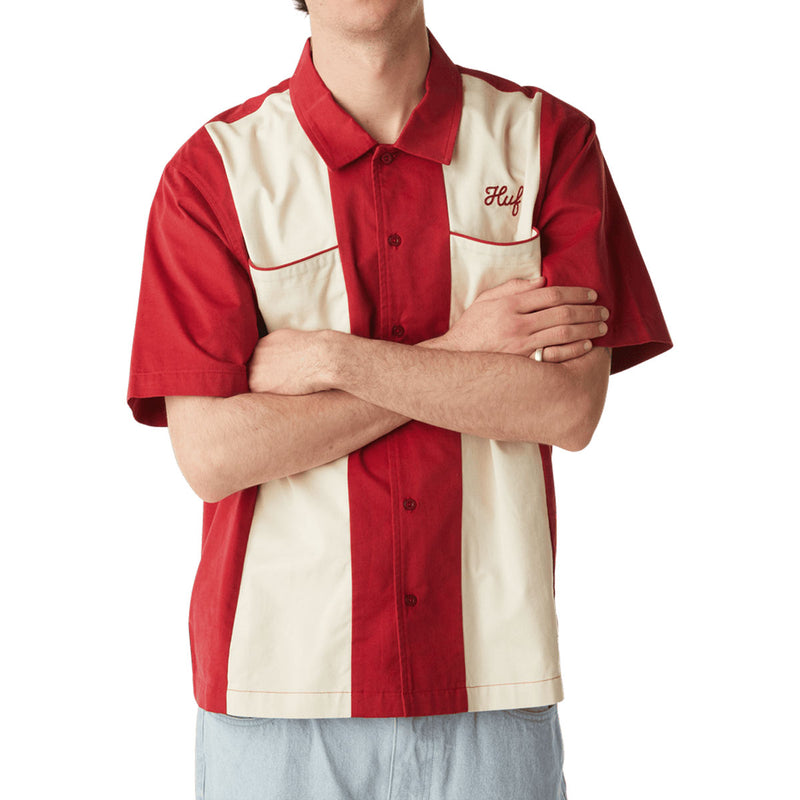 HUF Supplies And Service Shirt - Cardinal