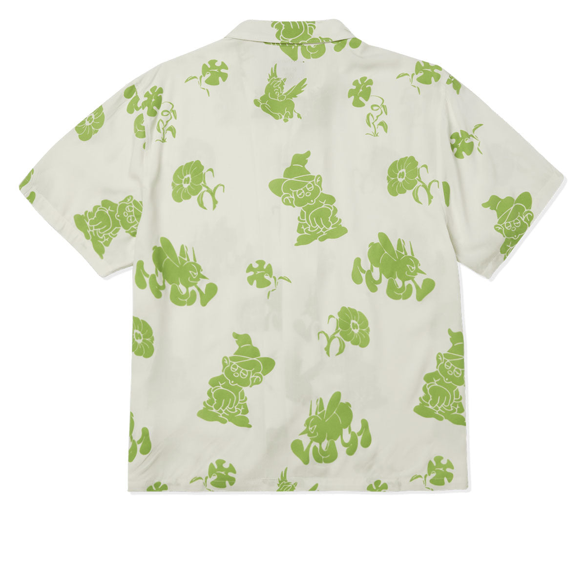 HUF Trip Flocked Resort Shirt - White image 3
