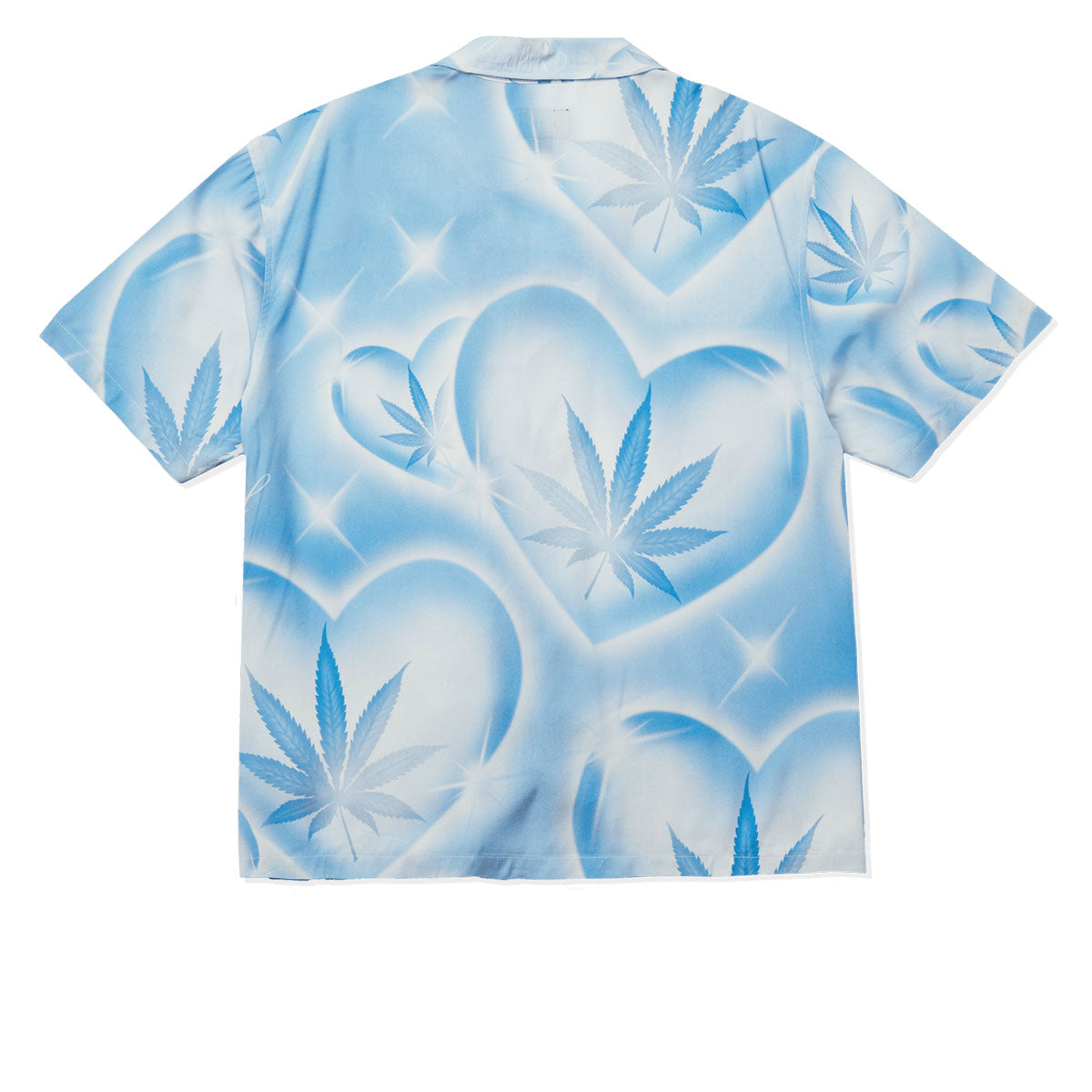 HUF Love In The Air Resort Shirt - Pool Blue image 3