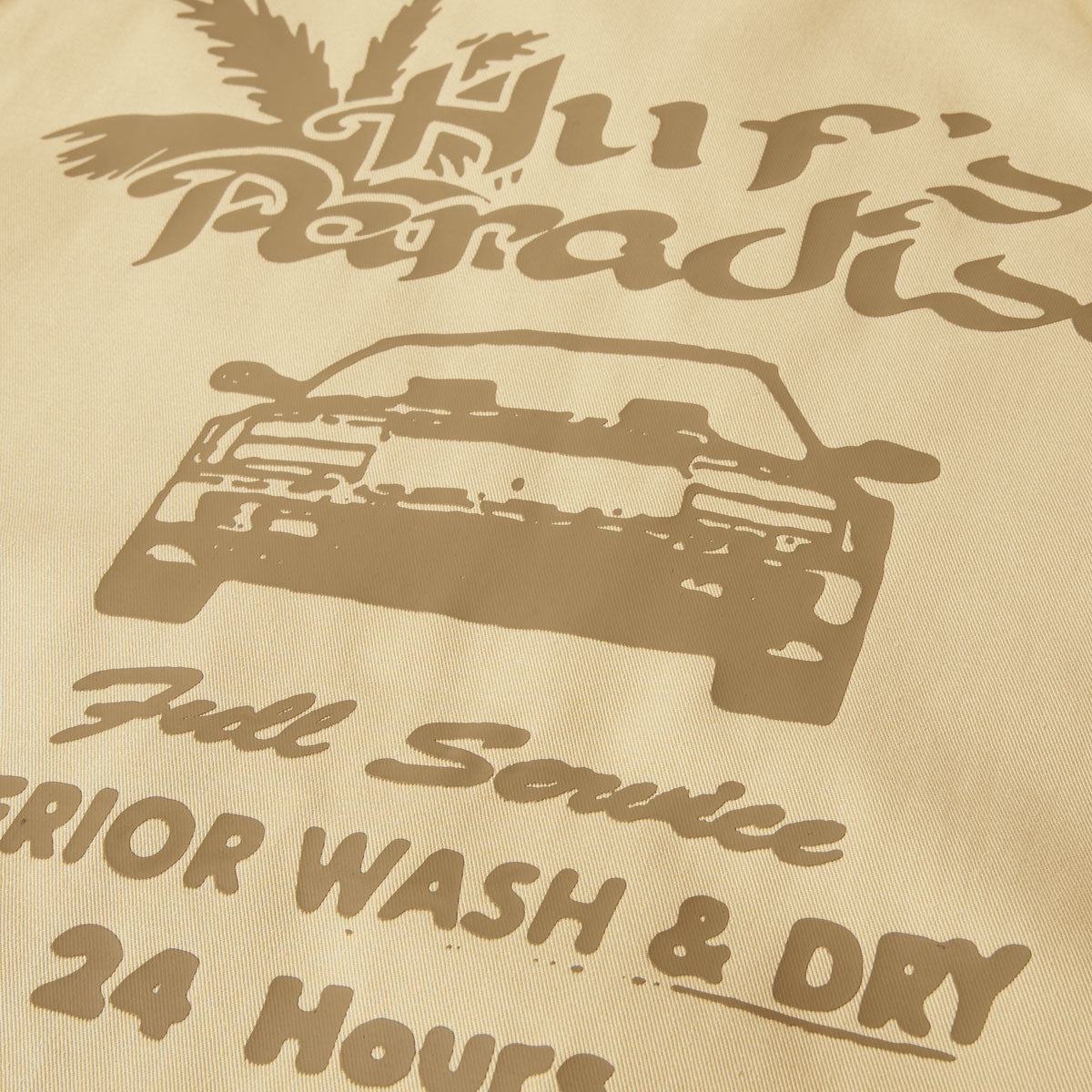 HUF Full Service Shop Jacket - Khaki image 4