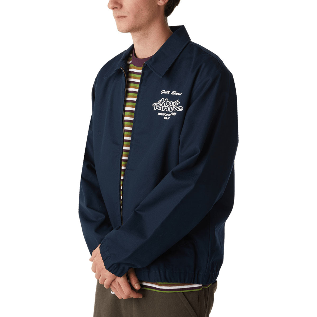 HUF Full Service Shop Jacket - Navy image 6