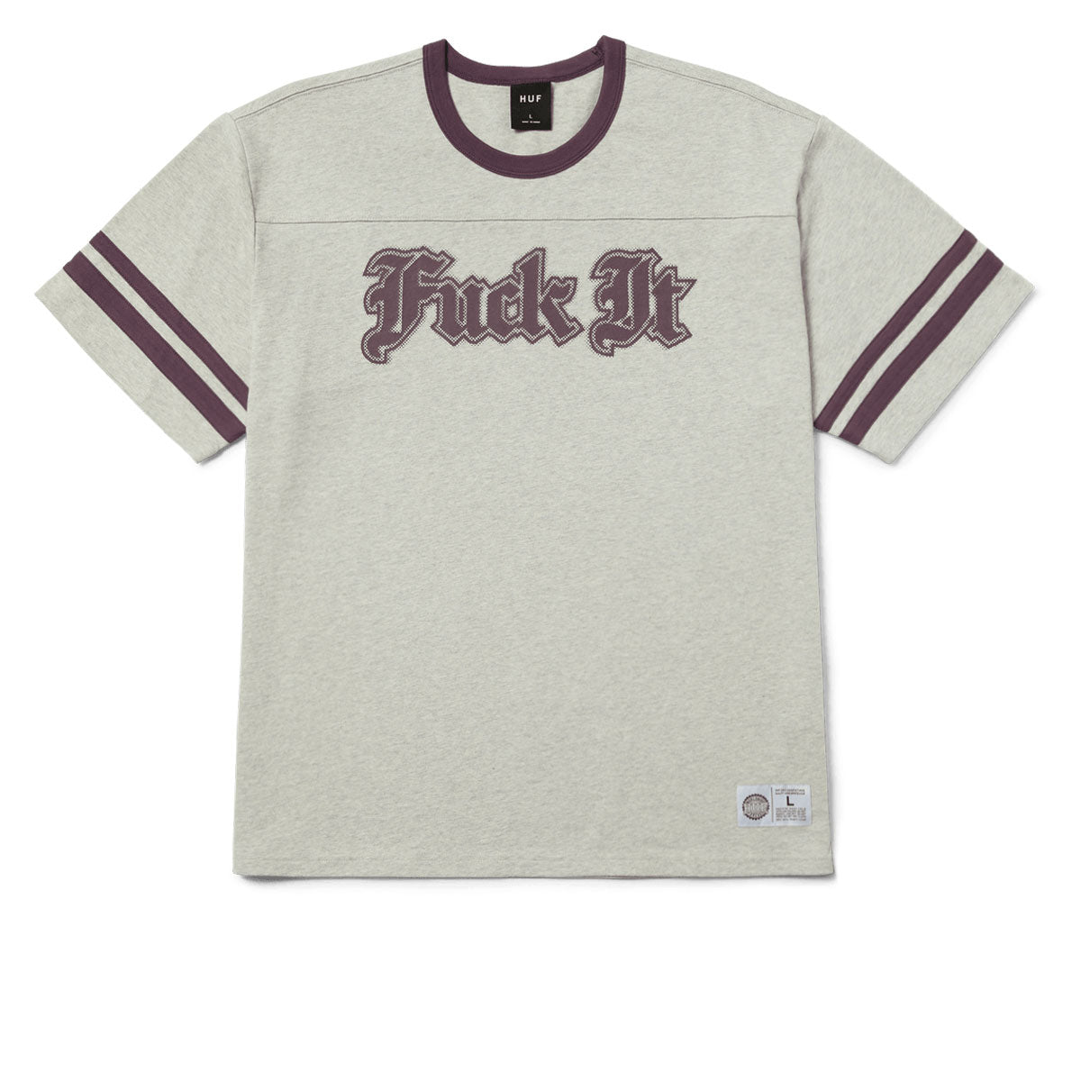 HUF Ives Football Jersey - Heather Grey image 2